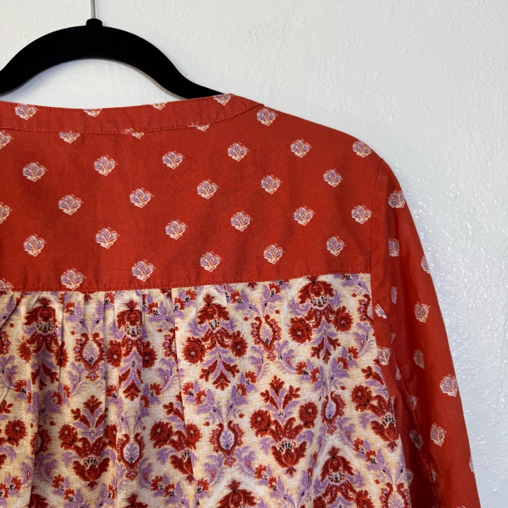 Sundance Explorer Patchwork Boho Popover Shirt - image 8